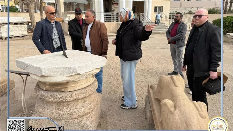 جولة تفقدية لقيادات الآثار بالإسكندرية لتعزيز السياحة الثقافية وتطوير المواقع 