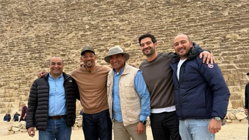التفاصيل الكاملة لزيارة الممثل العالمي ويل سميث يزور لأهرامات الجيزة 