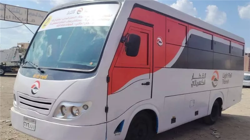 التشغيل التجريبي لمنظومة نقل آمنة لربط مدينة الشروق بالقطار الكهربائي الخفيف 
