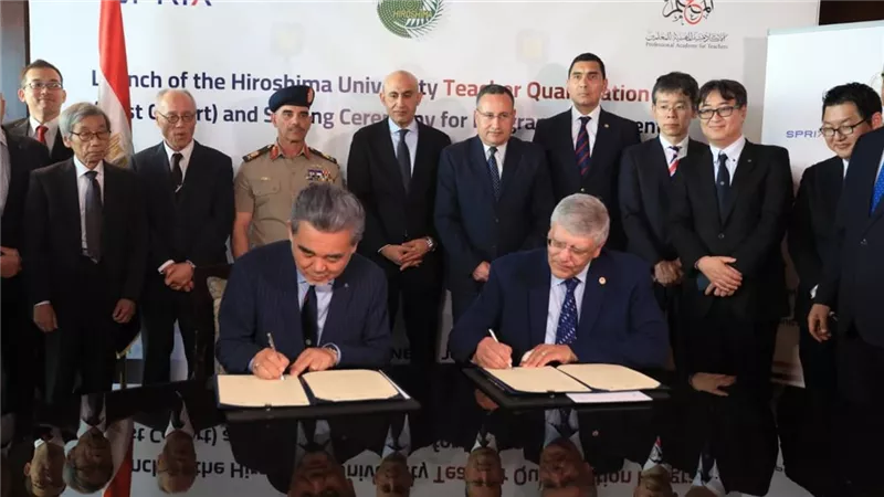 وزير التعليم العالي يوقع مذكرة تفاهم مع جامعة هيروشيما اليابانية