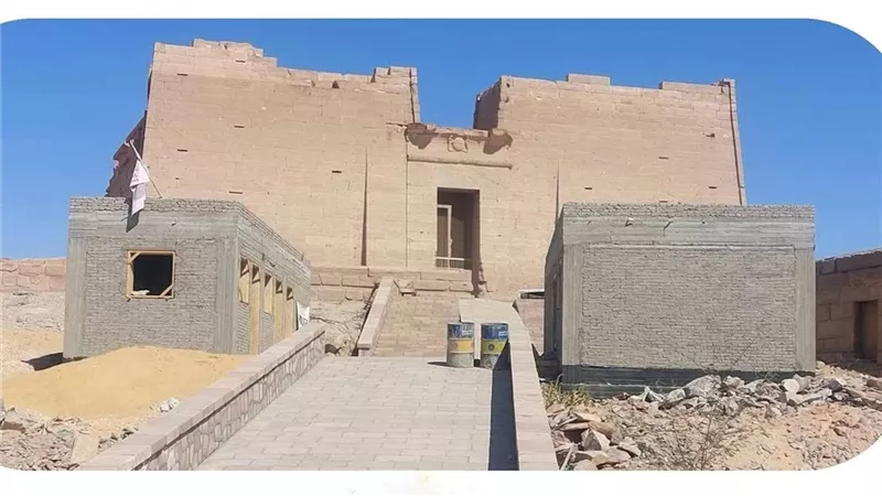 جريمة في حق التاريخ.. المباني الحديثة تغزو حرم معبد كلابشة بأسوان