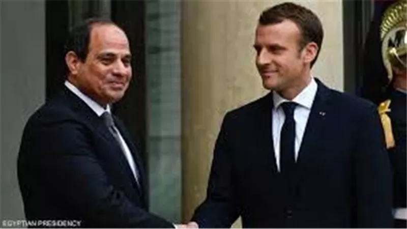 الرئيس السيسي وماكرون يبحثان تطورات لبنان ويؤكدان دعم السلم والاستقرار