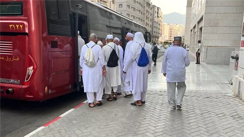طلائع الحجاج القادمين برًا من مصر يصلون إلى المدينة المنورة
