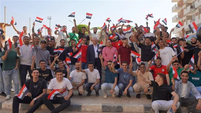 جامعة عين شمس تحشد الطلاب لتشجيع منتخب مصر في كأس العالم عبر شاشة «الفان زون»