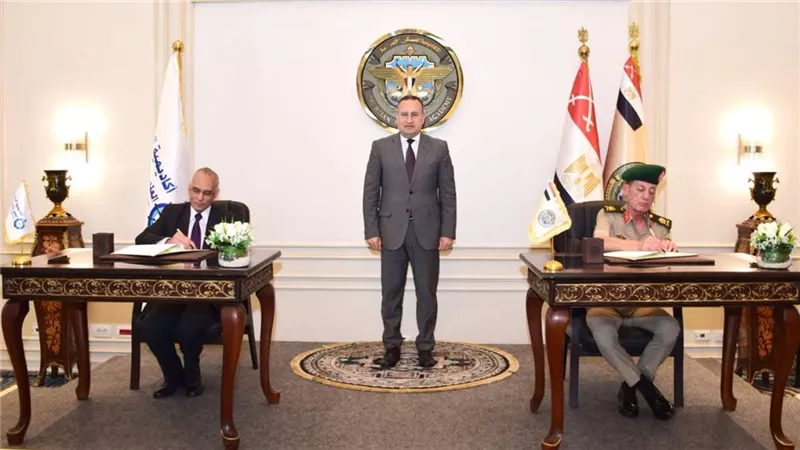 العسكرية المصرية توقع بروتوكول تعاون مع أكاديمية البحث العلمى