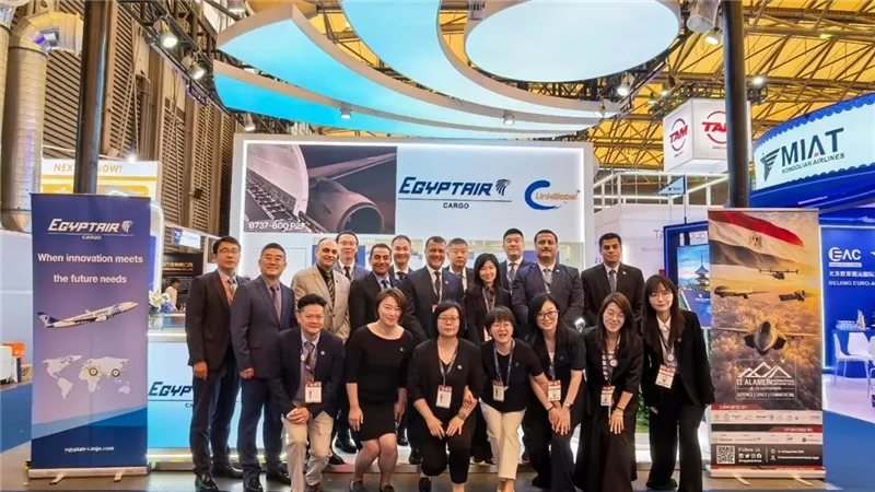 مصر للطيران للشحن الجوي تشارك في معرض China Air Cargo Logistics 2026