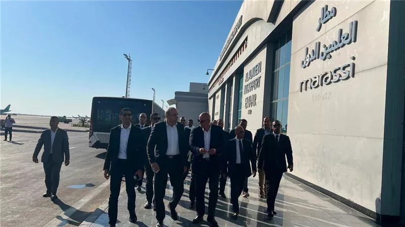 مطار العلمين يرفع جاهزيته لاستقبال وفود معرض الطيران والفضاء 