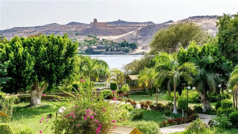 جنة وسط النيل..الحديقة النباتية بأسوان كنز طبيعي يجمع التاريخ بالتنوع البيولوج