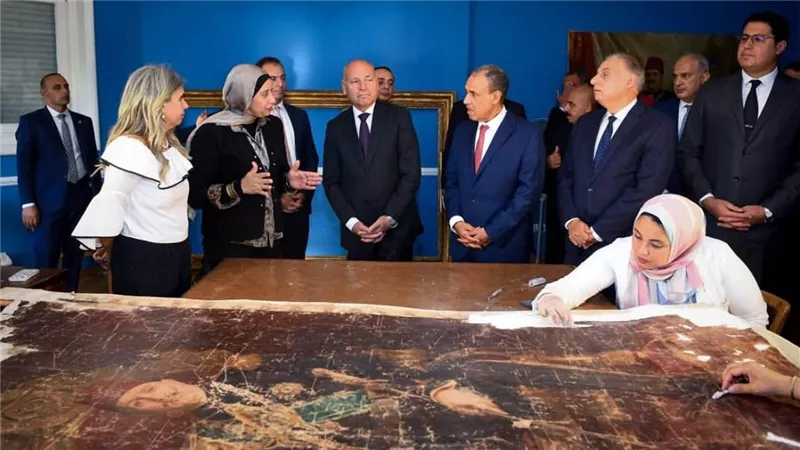 من قصر الأميرة نعمة الله إلى ذاكرة الدبلوماسية.. رحلة صون اللوحات التاريخية