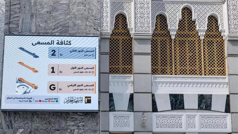 خدمة رقمية ترشد ضيوف الرحمن للأوقات الأقل ازدحامًا بالمطاف والمسعى