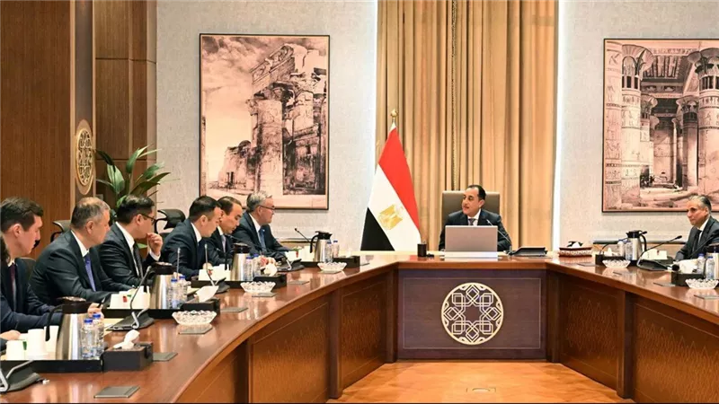 لقاء مدبولي مع الوفد